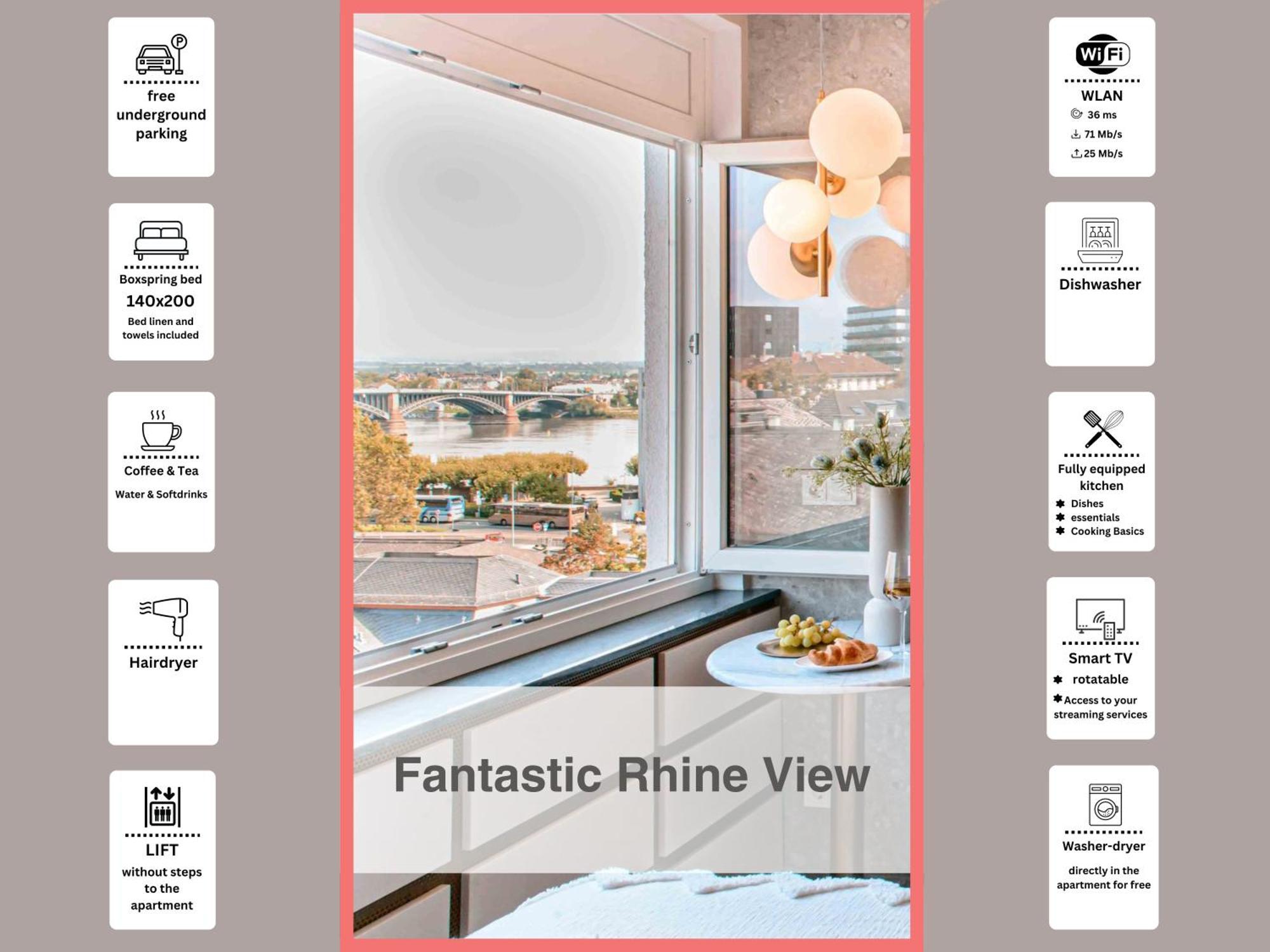 Hidden Treasure Business Apartment Mainz - Fantastic Rhine View In Center Of Mainz Old Town エクステリア 写真